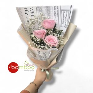 3 ROSAS BEBE